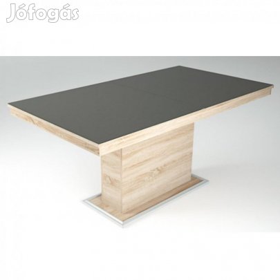 Üveglapos asztal antracit 160 Sonoma T17212-2-5183