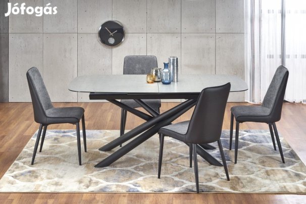 Üveglapos étkezőasztal T19141