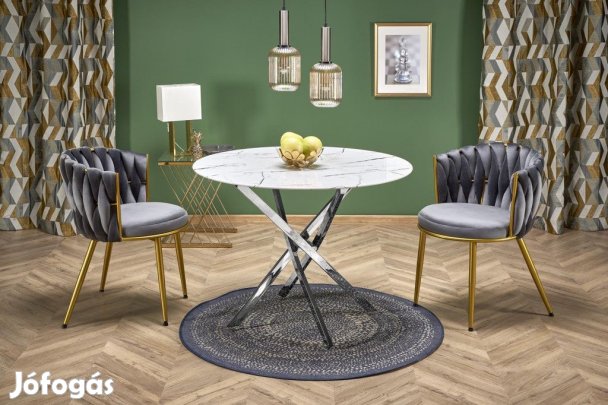 Üveglapos étkezőasztal T25045