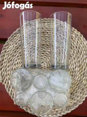 Üvegpohár készlet (új)