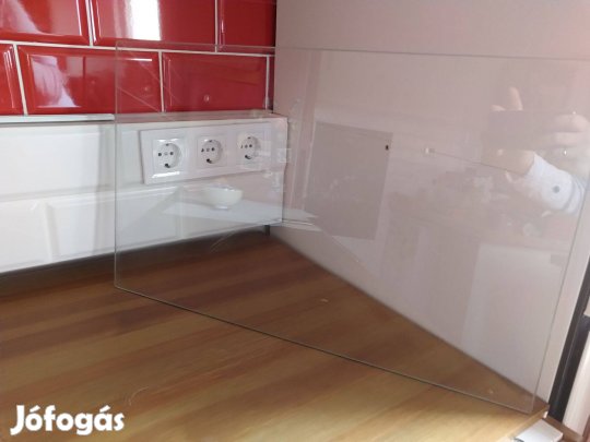 Üvegpolcok, üveglapok 4 db