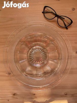 Üvegtál 28 cm átmérő