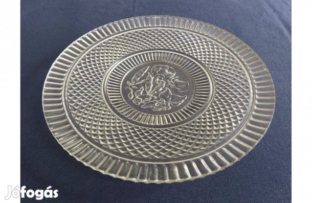 Üvegtál 29 cm átmérőjű