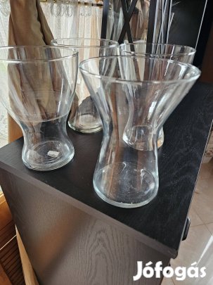 Üvegváza 4 darab