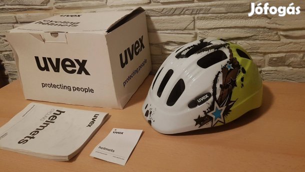 Uvex gyermek kerékpáros sisak, fejvédő, újszerű, dobozos!