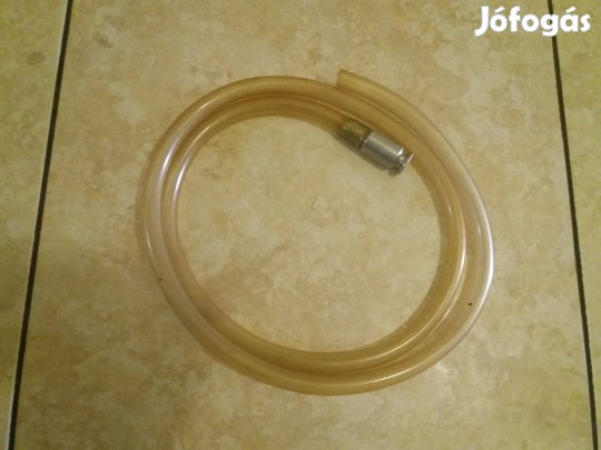 Üzemanyag leeresztő cső átfejtő golyós tömlő