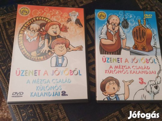 Üzenet a jövőből - A Mézga család különös kalandjai 2-3. - új DVD