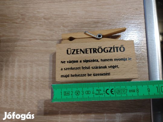 Üzenetrögzítő csipesz -vicces