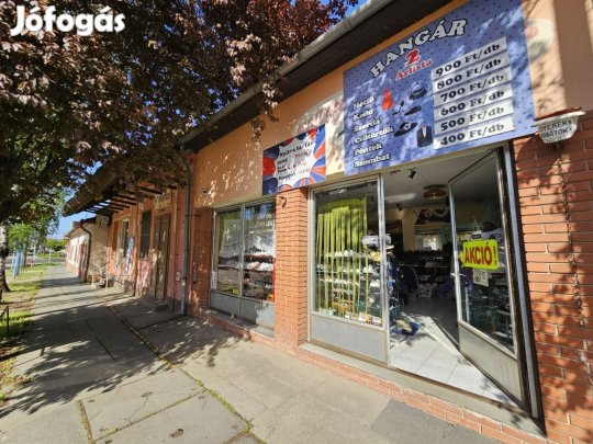 Üzlet + Családi Ház Szentesen Forgalmas Helyen
