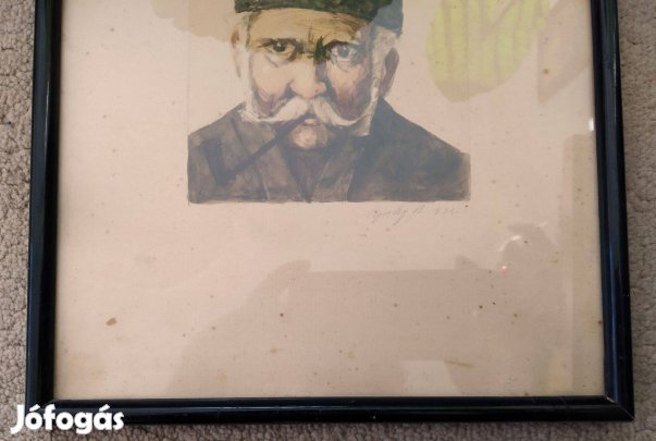 Uzsoky Béla akvarell festménye 20260403