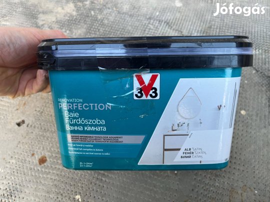 V33 Felújító Fürdőszobabútor és csempefesték fehér 2l