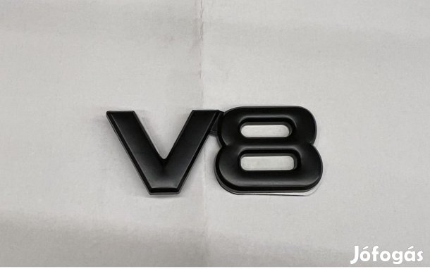V8 felirat fekete 2db/csomag eladó