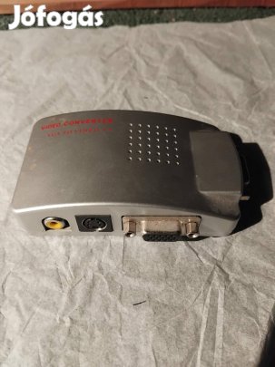 VGA TV átalakító PC konverter VGA RCA S-Video 5V USB kábel 