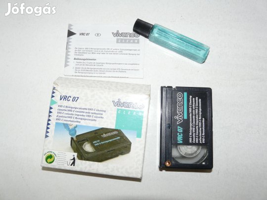 VHS-C tisztító videókazetta eladó