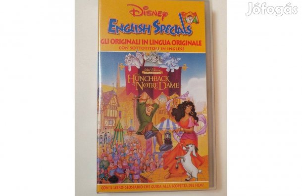 VHS Disney A Notre Dame-i toronyőr, angol nyelvű