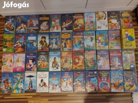 VHS Disney és más mesefilmek 800Ft/db tól