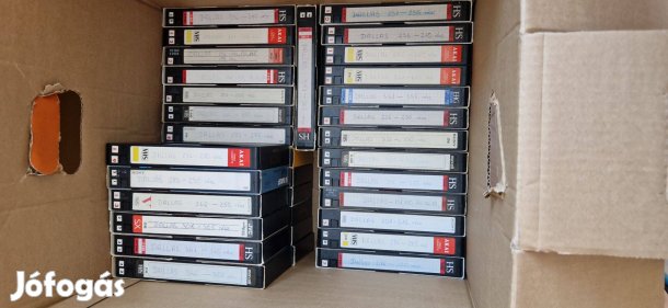 VHS kazetták, 33 darab, Dallas