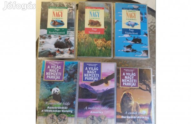 VHS kazetták vegyesen