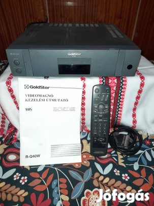 VHS lejátszó Goldstar 4 fejes videomagnó