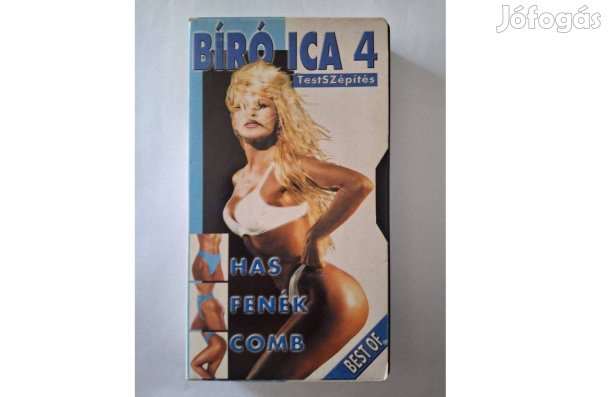 VHS video Bíró Ica testszépítés 4 Best off videókazetta