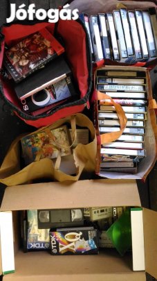 VHS video kazetta gyűjtemény 100db