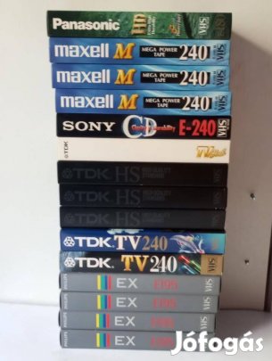 VHS videó kazetta gyűjtemény