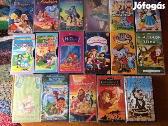 VHS videó kazetták