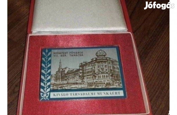 VII. kerület Társadalmi Munkáért plakett