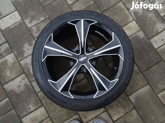 VW Audi Skoda Mercedes BMW 19" 5x112 ET35 fekete-polír alufelni