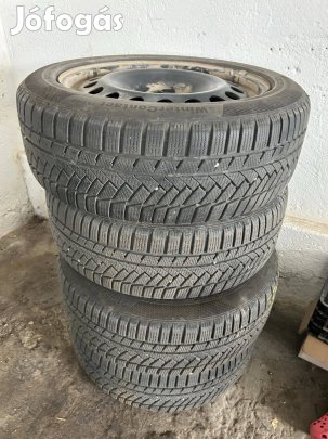 VW ID.3 id3 Continental komplett téli kerék garnitúra 215/55R18