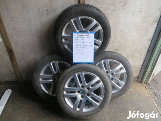 VW Touran 16" 5x112 alufelni garnitúra 205/55R16 Kléber nyárigumik
