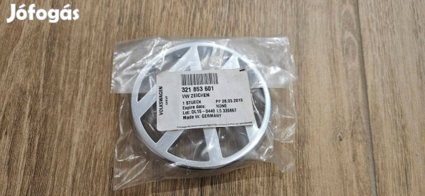 VW Volkswagen Golf II Jetta II Passat Polo díszrács embléma 321853601