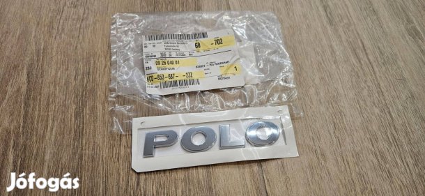 VW Volkswagen Polo feliart embléma gyári új 6C0853687