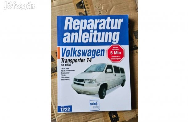 VW Volkswagen T4 Transporter, Multivan, Caravelle kézikönyv, leírás