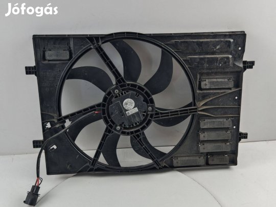 VW e-Golf hűtőventillátor motor + lapát + keret 5Q0959455AR használt