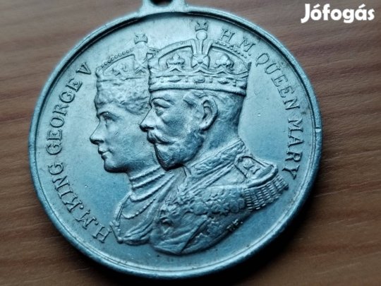 V.György és Mária Királyné 1935-ös ezüstjubileumi emlékérem