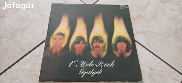 V Moto Rock bakelit hanglemez