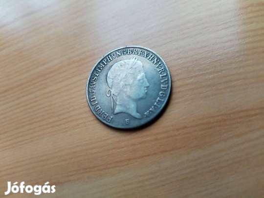 V. Ferdinand ezüst 20 krajcár B Madonnás 1844-es