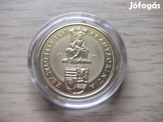 V. László Aranyforintja 2024 Emlékérem zárt kapszulában