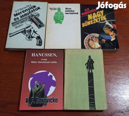V. P. Borovicka könyvcsomag / 5 db könyv