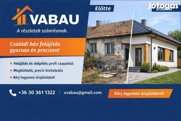 Vabau Concept Családi ház felújítás Vas megyében!