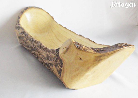 Vadász UV álló extra nagy vízhatlan faragott rusztikus fatál