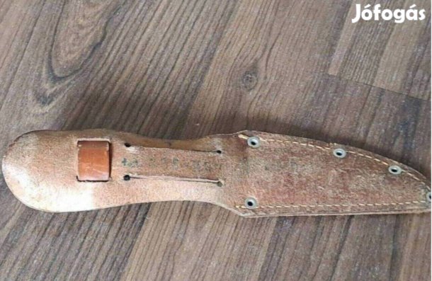 Vadász díszkés bőr tokban