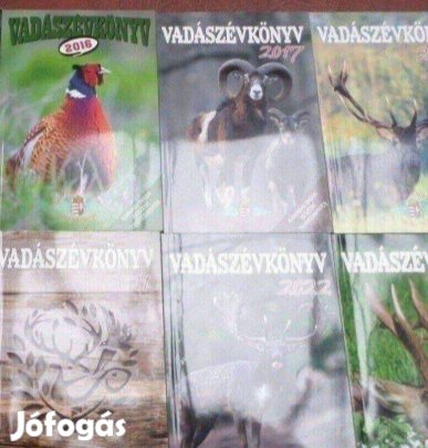 Vadász évkönyv kalendárium Új