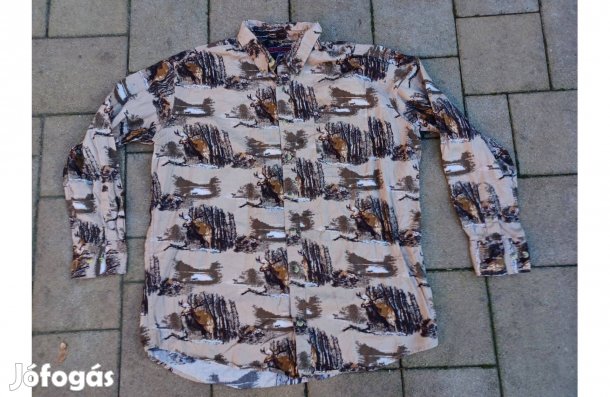 Vadász motívumos vadász ing XL XXL