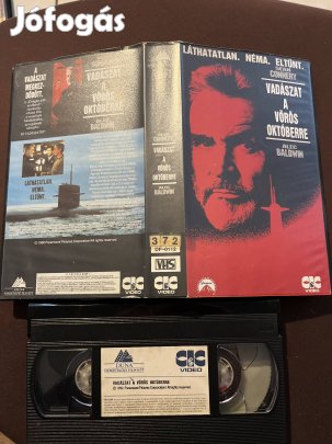 Vadászat a vörös októberre vhs kistok akció Connery