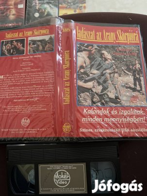 Vadászat az arany skorpióra akció mokép vhs nagytok