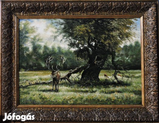 Vadászat-természet témájú festmények eladók