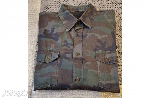 Vadászathoz, horgászathoz! Brandit 3XL terepmintás, új ing eladó