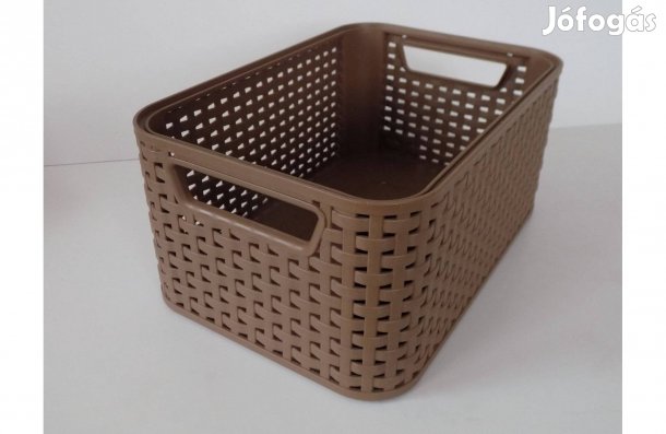 Vadiúj Curver Style S (6 Liter) krém/barna/grafit műanyag rattan kosár